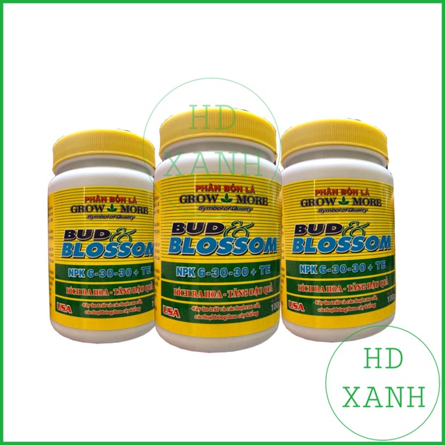 [SIEURE]  Combo 3 phân bón lá growmore 6-30-30 100g cực chất.