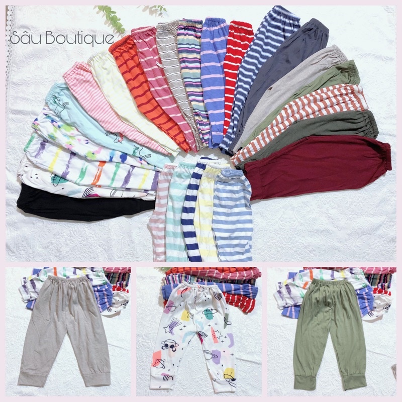 ❤️ Combo 10 quần dài thu đông chất liệu cottong siêu thoáng mát cho bé trai và bé gái. Quần chục dài cho bé