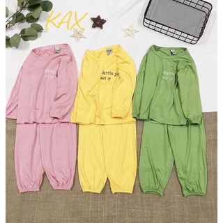 Bộ thun lạnh Alibaba cho bé size 8-20kg
