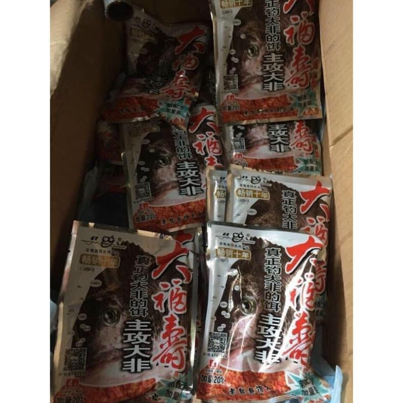 Mồi câu cá rô phi Lão quỷ- Old Gosh(Mua 2 gói tặng kèm 01 lọ tinh mùi xạ hương) cực nhậy chuyencacloailuoichim