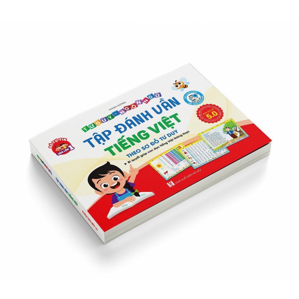 Sách - Tập Đánh Vần Tiếng Việt Theo Sơ Đồ Tư Duy Phiên Bản Mới Nhất 5.0