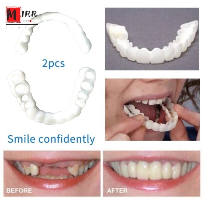 FNC 1 Pair Reusable Whitening Dentures Braces Dental Care Accessories