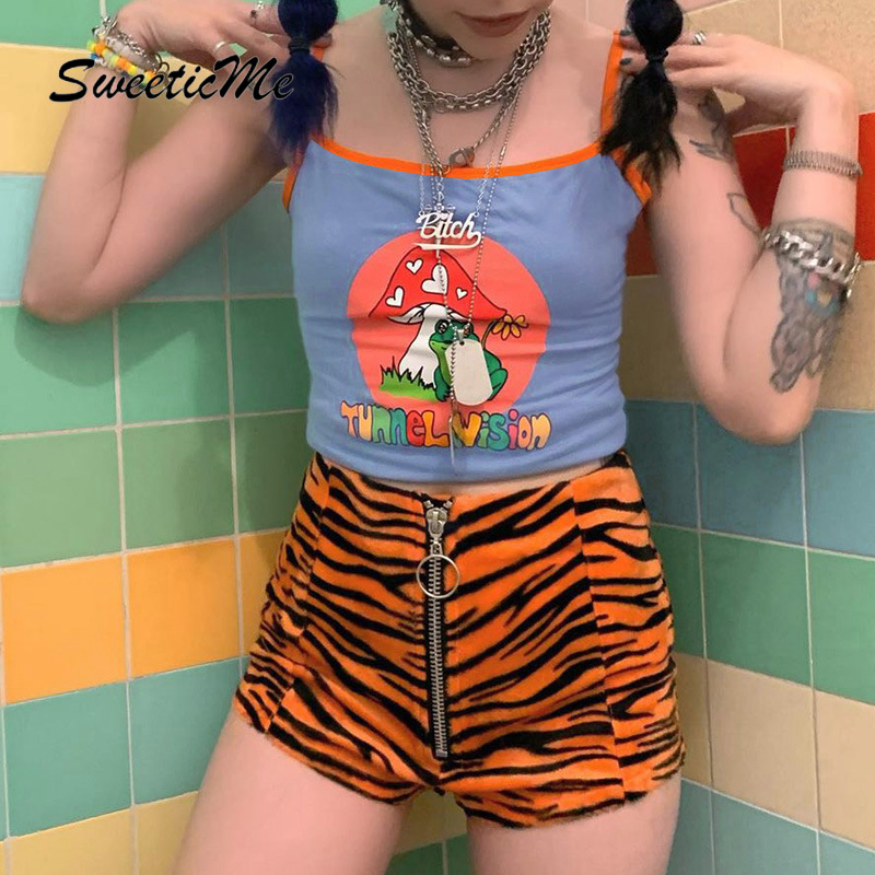 Áo Hai Dây In Họa Tiết Ếch Xinh Xắn Dành Cho Nữ 2021 | BigBuy360 - bigbuy360.vn