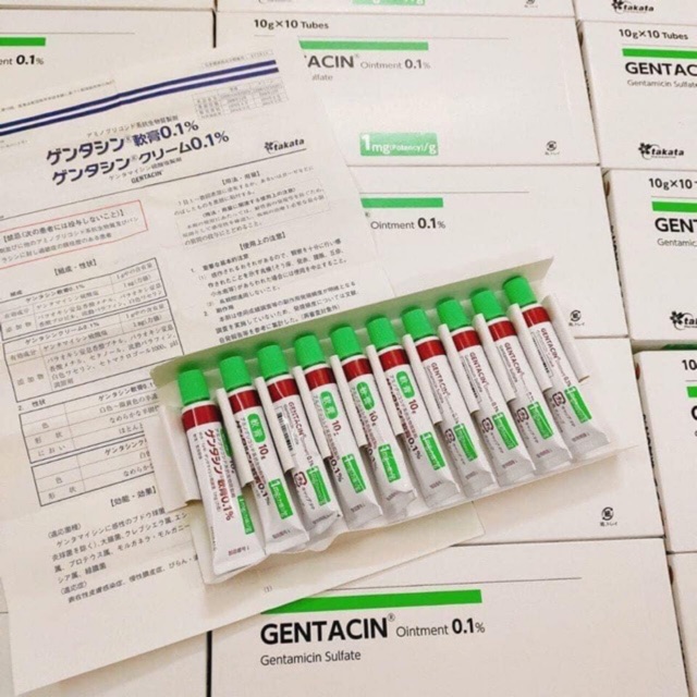 Kem sẹo Gentacin Nhật Bản 10gr