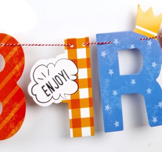 Dây cờ HPBD hoạt hình