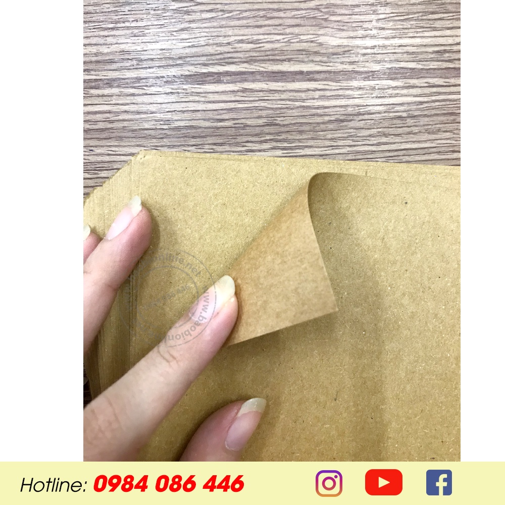 50 TỜ GIẤY KRAFT 2 MẶT KHỔ  ĐỊNH LƯỢNG 160GSM - BAOBIONLINE