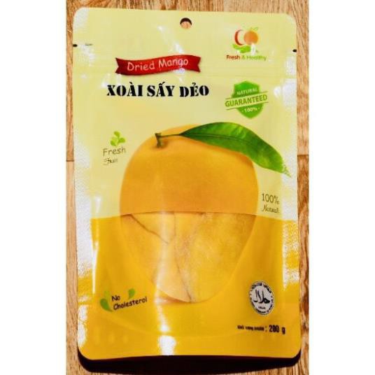 Xoài Sấy Dẻo 200G (Mango Dried) - VizaFood - Món Quà Từ Thiên Nhiên 100% | Đặc Sản Việt Nam sản phẩm có lợi cho sức khỏe