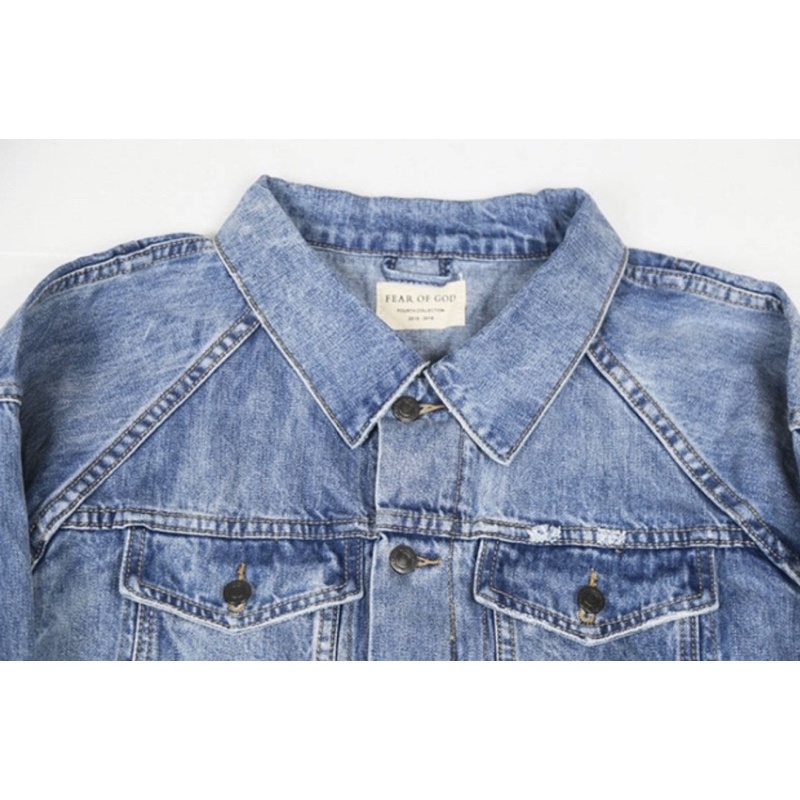 Áo bò FEAR OF GOD  fourth collection - Demin jacket FEAR OF GOD 4TH / Demin jacket ESSENTIALS