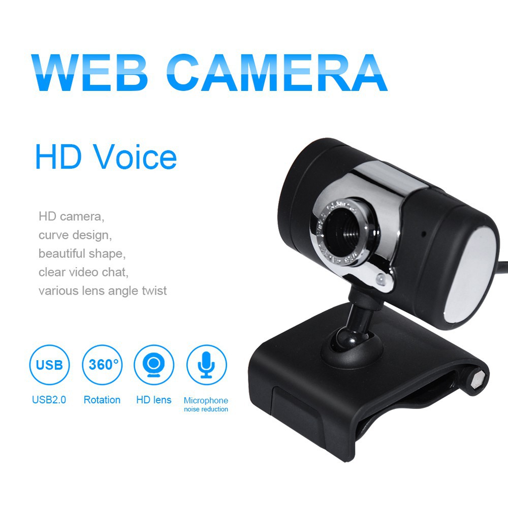 Webcam Máy Tính HD 720p 640x480 Kèm Phụ Kiện | BigBuy360 - bigbuy360.vn