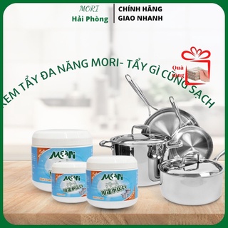 Kem tẩy đa năng Mori, kem tẩy cặn canxi trên đồ inox và vệ sinh nhà cửa