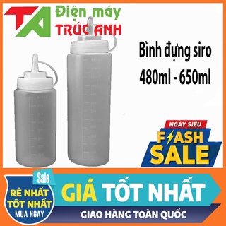 Bình bơm siro 480ml - 650ml - Bình bóp siro - Bình đựng Siro