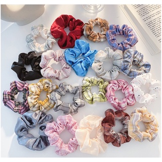 Dây buộc tóc, cột tóc scrunchies màu ngẫu nhiên