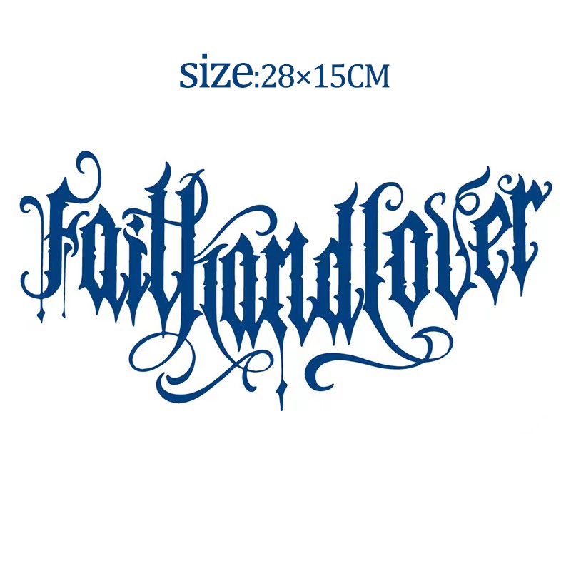 Hình Xăm Dán Tạm Thời Chống Nước Lâu Trôi 15 Ngày; 28cm * 15cm