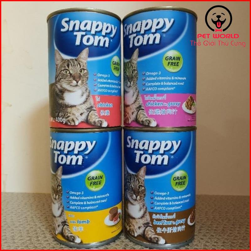 PATE LON SNAPPY TOM 400g đủ vị