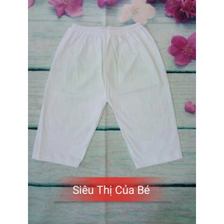 Combo 10 chiếc quần dài trắng  cho bé