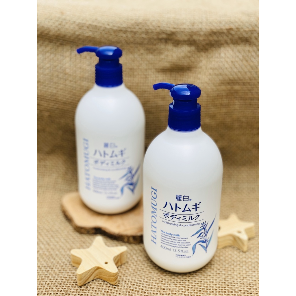 Sữa dưỡng thể ban đêm Hatomugi The Body Milk - 400ml