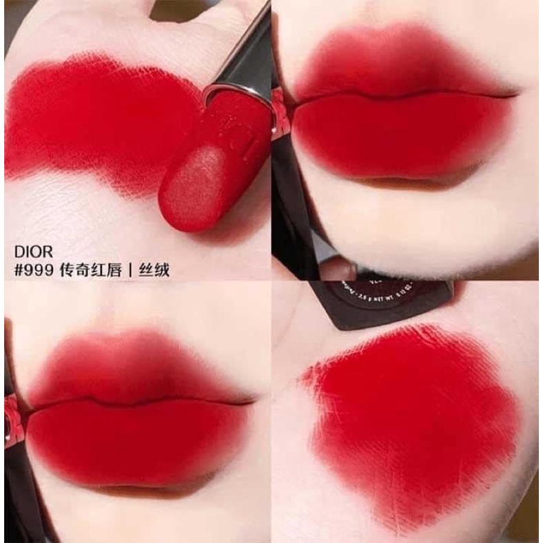 [ CÓ SẴN ] Son thỏi Dior Rouge Couture Colour Lipstick màu 999 mini 1.5g fullbox