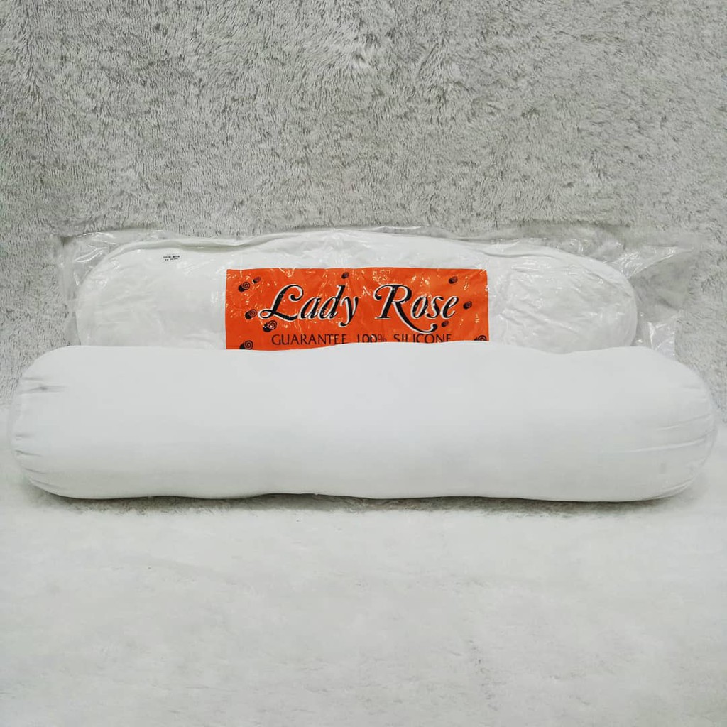 Lady Rose Full Silicone Bolster Plain White Bolster