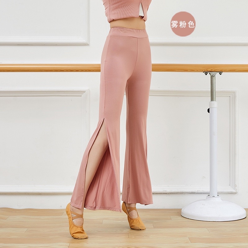 Quần tập múa cổ trang, múa đương đại, nhảy, dance, yoga, gym xẻ tà bên Q8712