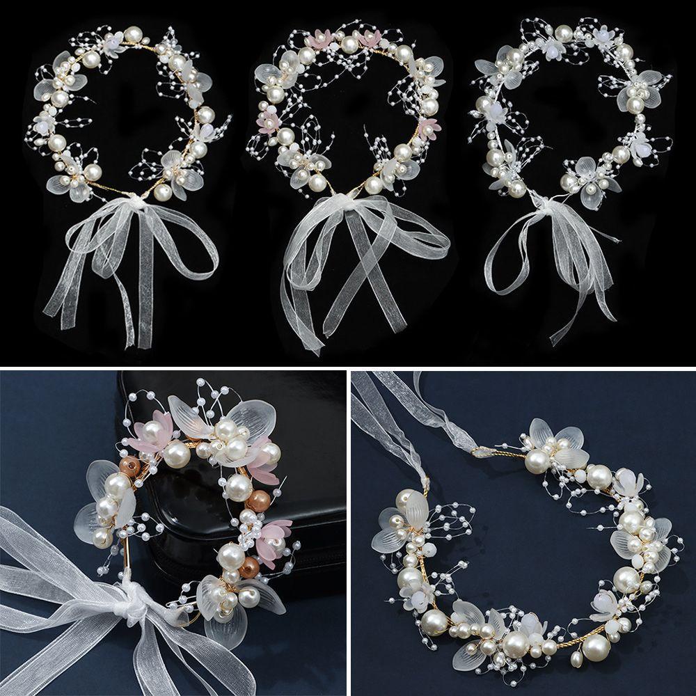 Phụ Kiện Vương Miện Hoa Cài Tóc Cho Cô Dâu