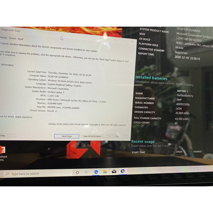 Microsoft Surface Laptop 3 15in, Ryzen 7, 16G, 512G, like new, full box | BigBuy360 - bigbuy360.vn