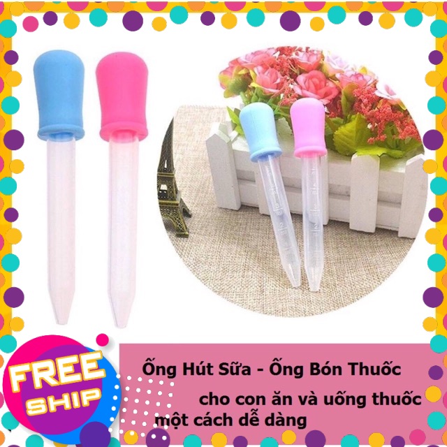 MUA 2 SP FREESHIP ỐNG HÚT SỮA LOẠI 5ML CHO BÉ