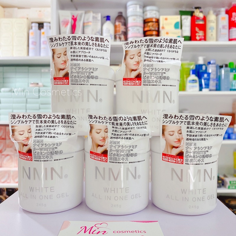 Kem Dưỡng Trắng Da 6 trong 1 NMN White All In One Gel Nhật