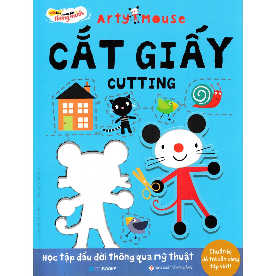 Sách - Arty Mouse - Cắt Giấy - Cutting