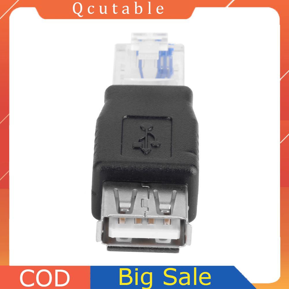 Giắc Chuyển Đổi Từ Ethernet Rj45 Male Sang Usb Female Lan Network Cable