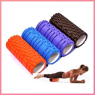 (Gai Dẹt 33cm) Con Lăn Foam Roller Massage, Dãn Cơ Tập Gym,Yoga Cao Cấp