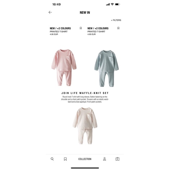 Bộ cotton len Zara - RABBITSHOP