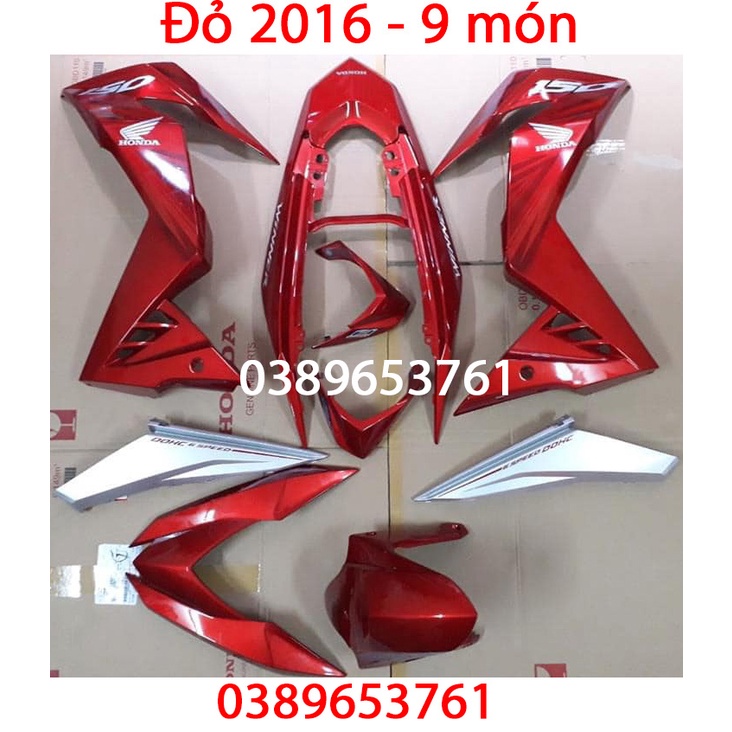 Dàn áo Winner v1 7 và 9 món Zin chính hãng Honda