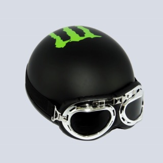 Nón bảo hiểm kèm kính phi công