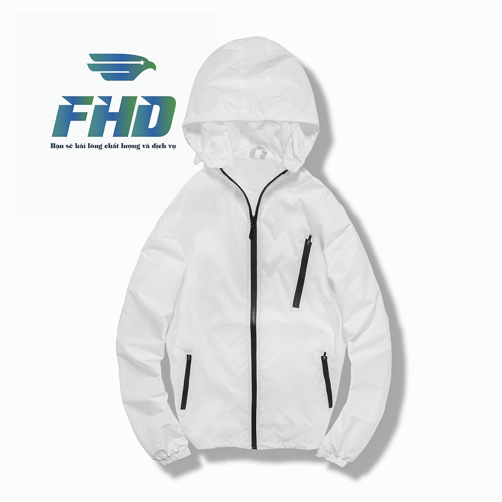 Xả Hàng Áo khoác dù unisex nhẹ chất vải dù hàng đẹp giá tốt đủ màu FHDA007