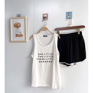 Set đồ ngủ ba lỗ + quần short