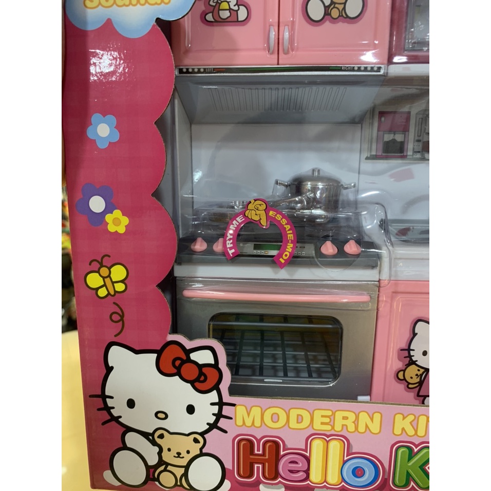 Bộ Đồ Chơi Nhà Bếp Hello Kitty 3 Khoang Cho Bé