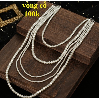 Vòng Cổ Hạt Ngọc Dùng Chụp Hình