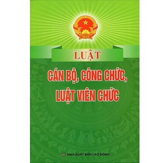 Sách - Luật cán bộ, công chức luật viên chức