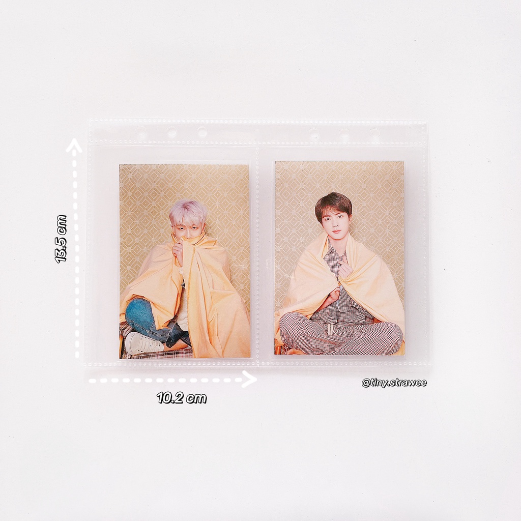 Sheet A5  6 lỗ đựng card/ strip/ stickers/ postcard | Tiny Strawee