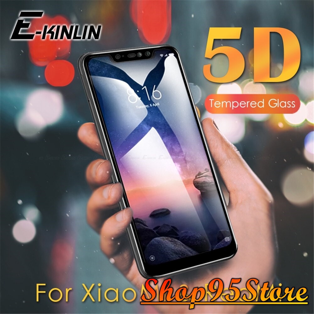 Cường Lực 5D Full màn Full keo Cho Xiaomi Mi 8 se Mi 8 Lite Poco Phone F1 Redmi s2 Redmi 6A / Redmi 6 Note7...