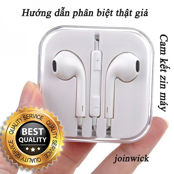 Tai nghe zin iPhone 11 Pro Max, iphone 12 Pro Max Apple EarPods chính hãng - Cam kết zin theo máy