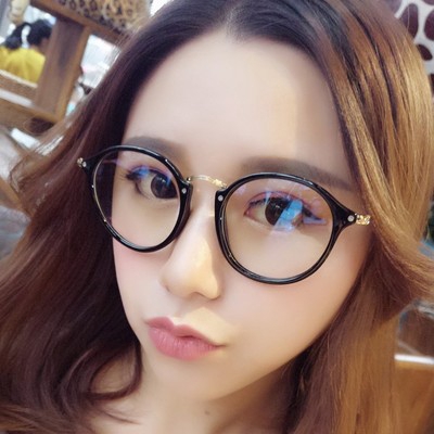 Kính mát gọng tròn phong cách Hàn Quốc thời trang cho nam/nữ (0-400)