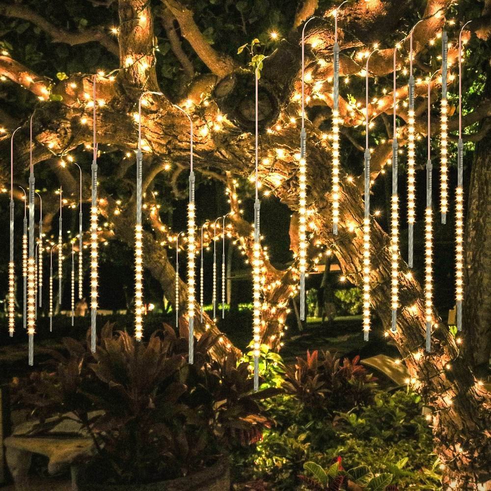 Dây đèn led nháy - đèn led trang trí rèm kiểu decor phòng ngủ - ngoài trời nhiều kiểu dáng chống thấm nước, cắm điện