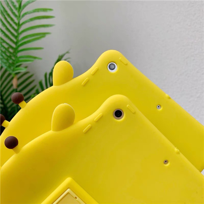 Ốp Bảo Vệ Silicon Bear Yellow Chống Rơi Cho ipad Air 2 Mini 4 / 5 YT Phone case