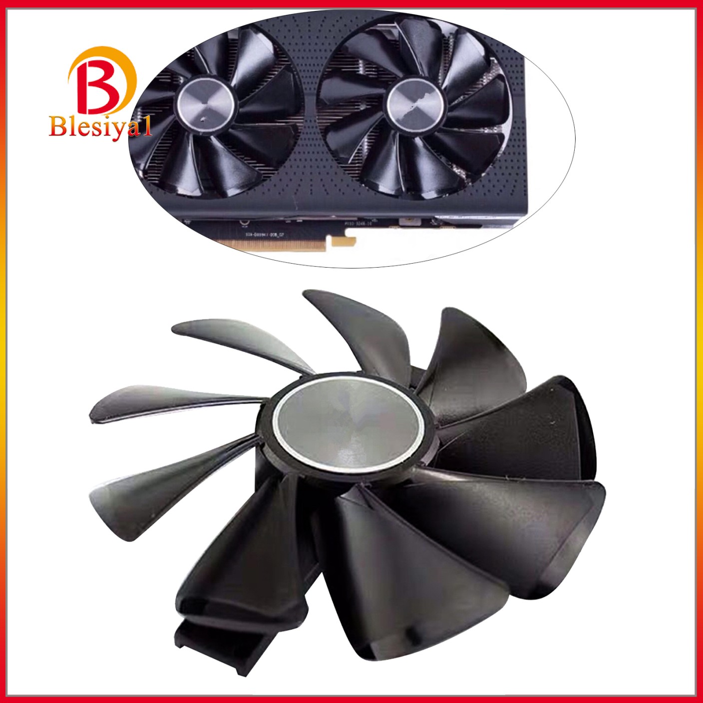 Quạt Tản Nhiệt Thay Thế Cf1015h12d 95mm Cho Nitro Rx480 8g Rx470 Rx570 Rx580