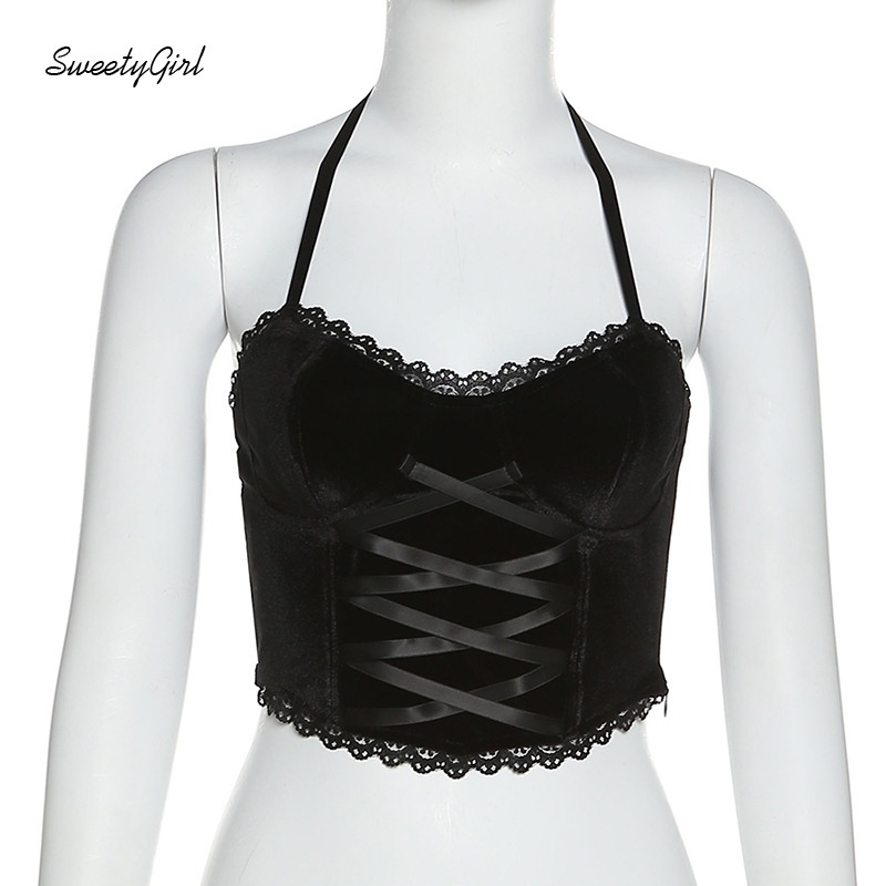 Áo Tank Top Cổ Chữ V Phối Ren Màu Trơn Thời Trang 2022 Quyến Rũ Cho Nữ