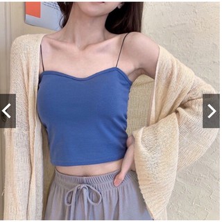 Áo Bra COTTON Dây Mảnh Dáng Lửng (2055)