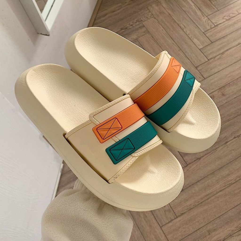 Đôi dép quai ngang chống trượt khử mùi hôi phong cách Hàn Quốc thời trang mùa hè cho nữ