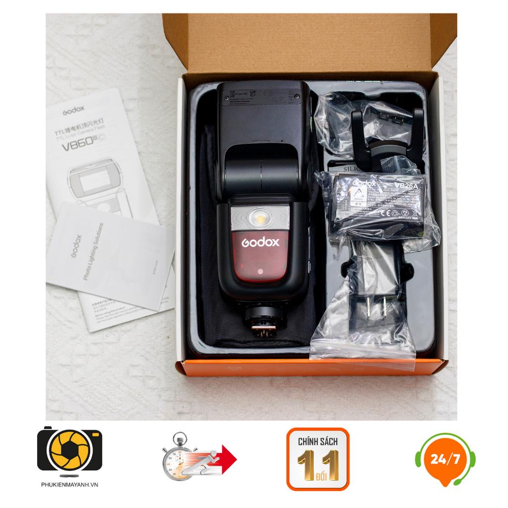 Đèn Godox V860III - Đèn Flash Godox V860 III New cho máy ảnh Canon