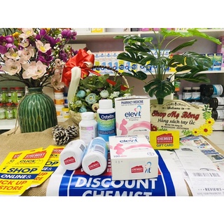 Combo Vitamin cho Mẹ Bầu (Elevit + DHA + Canxi)